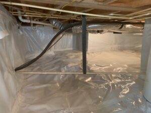 sealed and insulated crawl space