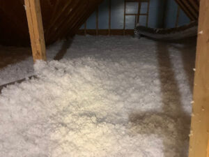 Insulation in a crawl space